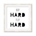 Picture of Nap Hard Play Hard I _GroupedProduct_Square_Mini_ _GroupedProduct_Square_Framed_Matted_