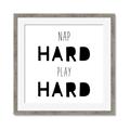 Picture of Nap Hard Play Hard I _GroupedProduct_Square_Mini_ _GroupedProduct_Square_Framed_Matted_