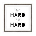 Picture of Nap Hard Play Hard I _GroupedProduct_Square_Mini_ _GroupedProduct_Square_Framed_Matted_