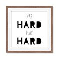 Picture of Nap Hard Play Hard I _GroupedProduct_Square_Mini_ _GroupedProduct_Square_Framed_Matted_