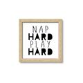 Picture of Nap Hard Play Hard II _GroupedProduct_Square_Mini_ _GroupedProduct_Square_Framed_Matted_