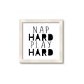 Picture of Nap Hard Play Hard II _GroupedProduct_Square_Mini_ _GroupedProduct_Square_Framed_Matted_