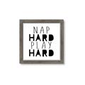 Picture of Nap Hard Play Hard II _GroupedProduct_Square_Mini_ _GroupedProduct_Square_Framed_Matted_