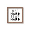 Picture of Nap Hard Play Hard II _GroupedProduct_Square_Mini_ _GroupedProduct_Square_Framed_Matted_