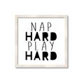 Picture of Nap Hard Play Hard II _GroupedProduct_Square_Mini_ _GroupedProduct_Square_Framed_Matted_