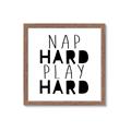 Picture of Nap Hard Play Hard II _GroupedProduct_Square_Mini_ _GroupedProduct_Square_Framed_Matted_