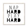 Picture of Nap Hard Play Hard II _GroupedProduct_Square_Mini_ _GroupedProduct_Square_Framed_Matted_
