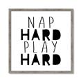 Picture of Nap Hard Play Hard II _GroupedProduct_Square_Mini_ _GroupedProduct_Square_Framed_Matted_