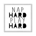 Picture of Nap Hard Play Hard II _GroupedProduct_Square_Mini_ _GroupedProduct_Square_Framed_Matted_