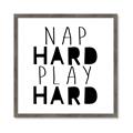 Picture of Nap Hard Play Hard II _GroupedProduct_Square_Mini_ _GroupedProduct_Square_Framed_Matted_