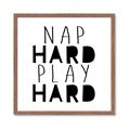 Picture of Nap Hard Play Hard II _GroupedProduct_Square_Mini_ _GroupedProduct_Square_Framed_Matted_
