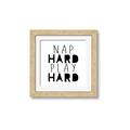 Picture of Nap Hard Play Hard II _GroupedProduct_Square_Mini_ _GroupedProduct_Square_Framed_Matted_