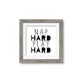 Picture of Nap Hard Play Hard II _GroupedProduct_Square_Mini_ _GroupedProduct_Square_Framed_Matted_