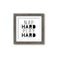 Picture of Nap Hard Play Hard II _GroupedProduct_Square_Mini_ _GroupedProduct_Square_Framed_Matted_
