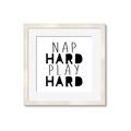 Picture of Nap Hard Play Hard II _GroupedProduct_Square_Mini_ _GroupedProduct_Square_Framed_Matted_