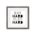 Picture of Nap Hard Play Hard II _GroupedProduct_Square_Mini_ _GroupedProduct_Square_Framed_Matted_