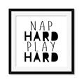 Picture of Nap Hard Play Hard II _GroupedProduct_Square_Mini_ _GroupedProduct_Square_Framed_Matted_