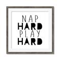 Picture of Nap Hard Play Hard II _GroupedProduct_Square_Mini_ _GroupedProduct_Square_Framed_Matted_
