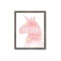 Picture of The Unicorns made me _GroupedProduct_Rectangle_Portrait_Mini_ _GroupedProduct_Rectangle_Portrait_Framed_Matted_