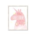 Picture of The Unicorns made me _GroupedProduct_Rectangle_Portrait_Mini_ _GroupedProduct_Rectangle_Portrait_Framed_Matted_