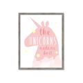 Picture of The Unicorns made me _GroupedProduct_Rectangle_Portrait_Mini_ _GroupedProduct_Rectangle_Portrait_Framed_Matted_