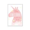 Picture of The Unicorns made me _GroupedProduct_Rectangle_Portrait_Mini_ _GroupedProduct_Rectangle_Portrait_Framed_Matted_