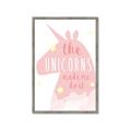 Picture of The Unicorns made me _GroupedProduct_Rectangle_Portrait_Mini_ _GroupedProduct_Rectangle_Portrait_Framed_Matted_