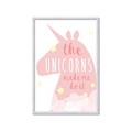 Picture of The Unicorns made me _GroupedProduct_Rectangle_Portrait_Mini_ _GroupedProduct_Rectangle_Portrait_Framed_Matted_