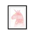 Picture of The Unicorns made me _GroupedProduct_Rectangle_Portrait_Mini_ _GroupedProduct_Rectangle_Portrait_Framed_Matted_