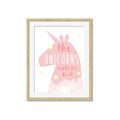 Picture of The Unicorns made me _GroupedProduct_Rectangle_Portrait_Mini_ _GroupedProduct_Rectangle_Portrait_Framed_Matted_