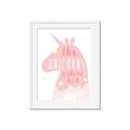Picture of The Unicorns made me _GroupedProduct_Rectangle_Portrait_Mini_ _GroupedProduct_Rectangle_Portrait_Framed_Matted_