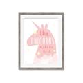 Picture of The Unicorns made me _GroupedProduct_Rectangle_Portrait_Mini_ _GroupedProduct_Rectangle_Portrait_Framed_Matted_