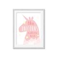 Picture of The Unicorns made me _GroupedProduct_Rectangle_Portrait_Mini_ _GroupedProduct_Rectangle_Portrait_Framed_Matted_