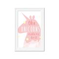 Picture of The Unicorns made me _GroupedProduct_Rectangle_Portrait_Mini_ _GroupedProduct_Rectangle_Portrait_Framed_Matted_