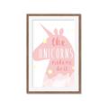 Picture of The Unicorns made me _GroupedProduct_Rectangle_Portrait_Mini_ _GroupedProduct_Rectangle_Portrait_Framed_Matted_
