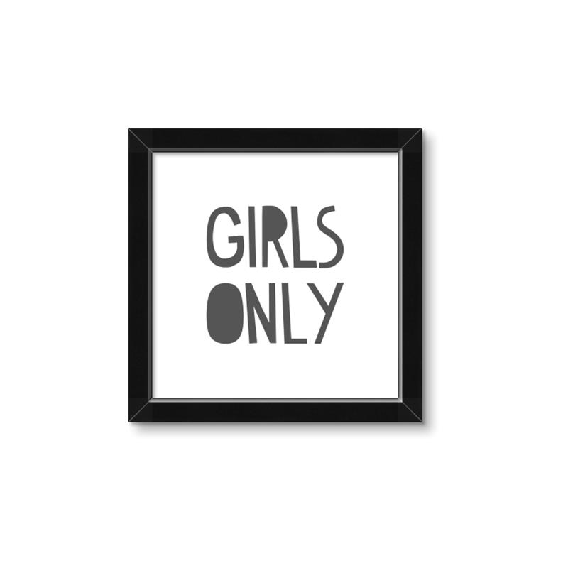 Picture of Girls Only _GroupedProduct_Square_Mini_ _GroupedProduct_Square_Framed_Matted_