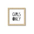 Picture of Girls Only _GroupedProduct_Square_Mini_ _GroupedProduct_Square_Framed_Matted_