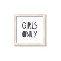 Picture of Girls Only _GroupedProduct_Square_Mini_ _GroupedProduct_Square_Framed_Matted_