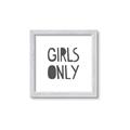 Picture of Girls Only _GroupedProduct_Square_Mini_ _GroupedProduct_Square_Framed_Matted_