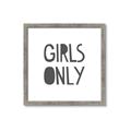 Picture of Girls Only _GroupedProduct_Square_Mini_ _GroupedProduct_Square_Framed_Matted_