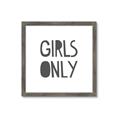 Picture of Girls Only _GroupedProduct_Square_Mini_ _GroupedProduct_Square_Framed_Matted_