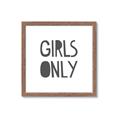 Picture of Girls Only _GroupedProduct_Square_Mini_ _GroupedProduct_Square_Framed_Matted_