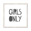 Picture of Girls Only _GroupedProduct_Square_Mini_ _GroupedProduct_Square_Framed_Matted_