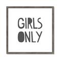 Picture of Girls Only _GroupedProduct_Square_Mini_ _GroupedProduct_Square_Framed_Matted_