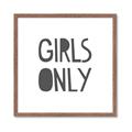 Picture of Girls Only _GroupedProduct_Square_Mini_ _GroupedProduct_Square_Framed_Matted_