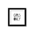 Picture of Girls Only _GroupedProduct_Square_Mini_ _GroupedProduct_Square_Framed_Matted_