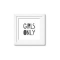 Picture of Girls Only _GroupedProduct_Square_Mini_ _GroupedProduct_Square_Framed_Matted_