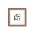 Picture of Girls Only _GroupedProduct_Square_Mini_ _GroupedProduct_Square_Framed_Matted_