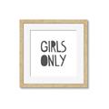 Picture of Girls Only _GroupedProduct_Square_Mini_ _GroupedProduct_Square_Framed_Matted_