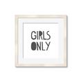 Picture of Girls Only _GroupedProduct_Square_Mini_ _GroupedProduct_Square_Framed_Matted_